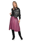 Luisa Vannini Rucsac Henrietta piele naturala Negru