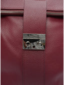 Luisa Vannini Rucsac Henrietta piele naturala Visiniu