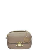 Luisa Vannini Geanta Postas Severine piele naturala Taupe