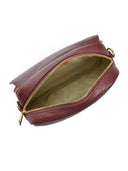 Luisa Vannini Geanta Postas Severine piele naturala Visiniu