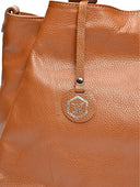 Luisa Vannini Geanta de mana  Marcellina piele naturala coniac