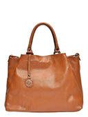 Luisa Vannini Geanta de mana  Marcellina piele naturala coniac