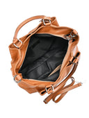 Luisa Vannini Geanta de mana  Marcellina piele naturala coniac