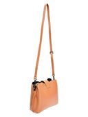 Luisa Vannini Geanta Postas Paola piele naturala coniac