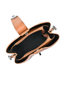 Luisa Vannini Geanta Postas Paola piele naturala coniac