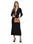 Luisa Vannini Geanta Postas Paola piele naturala coniac