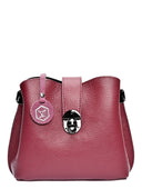 Luisa Vannini Geanta Postas Paola piele naturala Visiniu