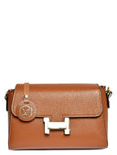 Luisa Vannini Geanta Postas Valentina piele naturala coniac