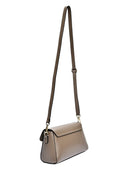 Luisa Vannini Geanta Postas Valentina piele naturala Taupe