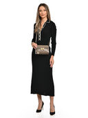 Luisa Vannini Geanta Postas Valentina piele naturala Taupe