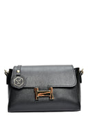 Luisa Vannini Geanta Postas Valentina piele naturala Negru