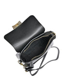 Luisa Vannini Geanta Postas Valentina piele naturala Negru