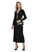 Luisa Vannini Geanta Postas Valentina piele naturala Negru