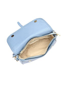 Luisa Vannini Geanta Postas Catarina piele naturala Albastru deschis