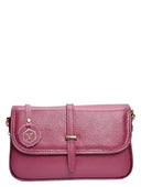 Luisa Vannini Geanta Postas Catarina piele naturala Visiniu