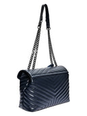 Luisa Vannini Geanta de umar Ione piele naturala Albastru inchis