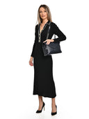 Luisa Vannini Geanta de umar Ione piele naturala Albastru inchis