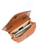 Borsa a tracolla Luisa Vannini Ione in pelle naturale Cognac