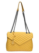 Luisa Vannini Geanta de umar Ione piele naturala Mustar