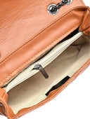 Luisa Vannini Geanta de umar Bruna piele naturala coniac