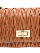 Luisa Vannini Geanta Postas Cotina piele naturala coniac