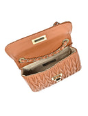 Luisa Vannini Geanta Postas Cotina piele naturala coniac