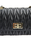 Luisa Vannini Geanta Postas Cotina piele naturala Negru