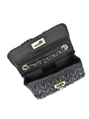 Luisa Vannini Geanta Postas Cotina piele naturala Negru