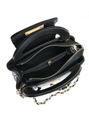 Luisa Vannini Geanta de mana  Noemi piele naturala Negru