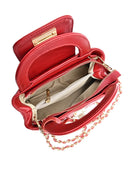 Luisa Vannini Geanta de mana  Noemi piele naturala Rosu