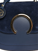 Luisa Vannini Geanta de mana  Amaryllis piele naturala Albastru