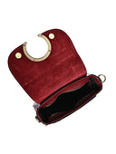 Luisa Vannini Geanta de mana  Amaryllis piele naturala Visiniu