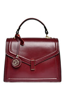 Luisa Vannini Geanta de mana  Venera piele naturala Visiniu