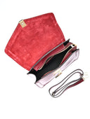 Luisa Vannini Geanta de mana  Venera piele naturala Visiniu