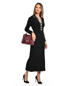 Luisa Vannini Geanta de mana  Venera piele naturala Visiniu