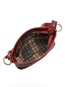 Luisa Vannini Geanta de umar Verena piele naturala rosu