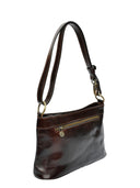 Luisa Vannini Geanta de umar Verena piele naturala Maro inchis