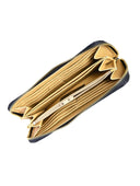 Luisa Vannini Portofel Estelle piele naturala Albastru