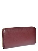 Luisa Vannini Portofel Estelle piele naturala Visiniu