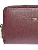 Luisa Vannini Portofel Estelle piele naturala Visiniu