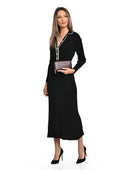 Luisa Vannini Portofel Estelle piele naturala Visiniu