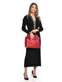 Luisa Vannini Geanta de mana  Mila piele naturala rosu