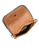 Luisa Vannini Geanta de umar Victoria piele naturala coniac