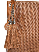 Luisa Vannini Geanta de umar Monika piele naturala coniac