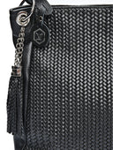 Luisa Vannini Geanta de umar Monika piele naturala Negru