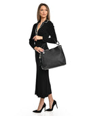 Luisa Vannini Geanta de umar Monika piele naturala Negru