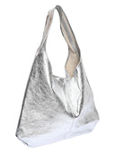 Luisa Vannini Geanta de umar Angelique piele naturala Argintiu