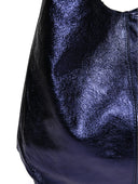 Luisa Vannini Geanta de umar Angelique piele naturala Albastru