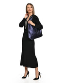 Luisa Vannini Geanta de umar Angelique piele naturala Albastru