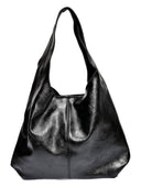 Luisa Vannini Geanta de umar Angelique piele naturala Negru